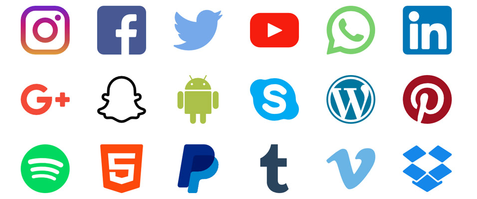 social media icons